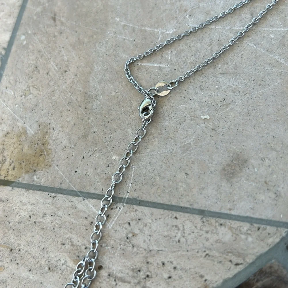 Black Onyx, Marcasite, Sterling Silver Pendant Made in Thailand.